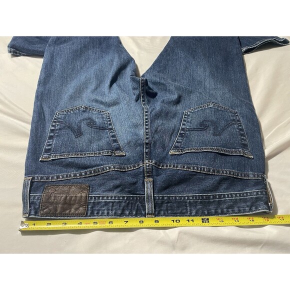 Adriano Goldshmied Jeans Mens 32x32 Blue Denim Pants B-Type II Straight - Picture 3 of 5